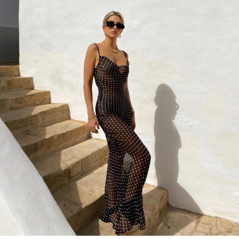 Sheer maxi dress - Milk and Honey LA